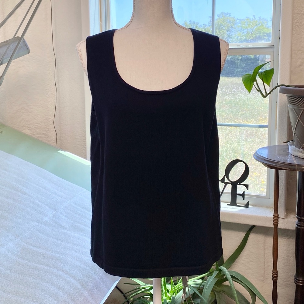 Jones New York Black Signature KnitTop